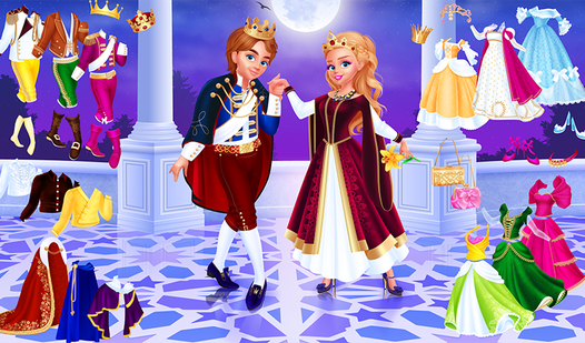 Cinderella & Prince Dress Up — jugar en 𝐏𝐥𝐚𝐲𝐠𝐚𝐦𝐚 (por Igry dlya devochek)