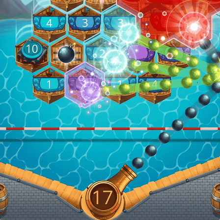 Pirate Cannon A Mega Battle - Match-3 puzzle game thumbnail