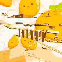 Orange Obby: Der süßeste und verrückteste Parkour!