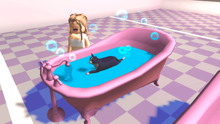 My Pet Care Salon: Obby Dress-Up 3D - Screenshot 3