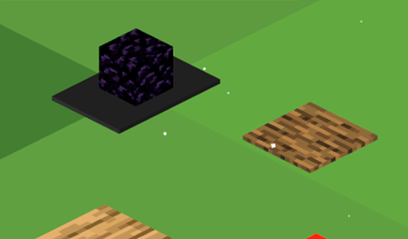 The cube jumps 3D