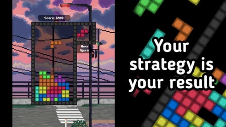 Falling figures: Put them in a row! - Screenshot 2