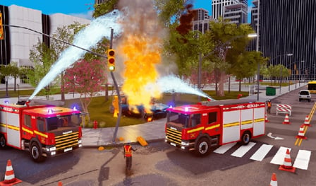 Fire Truck Driving Simulator