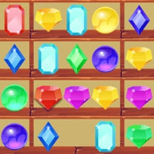 On the shelves: Precious stones