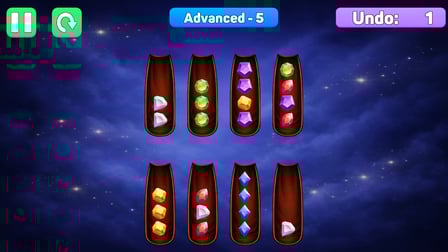 Gem Sort Puzzle - Screenshot 1