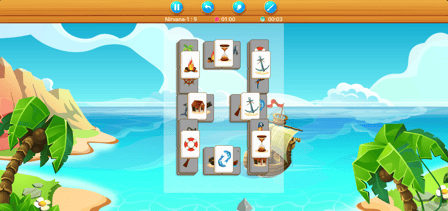 Mahjong Pirate Plunder Quest - Screenshot 1