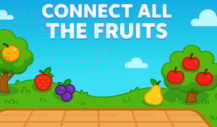 Connect all the fruits