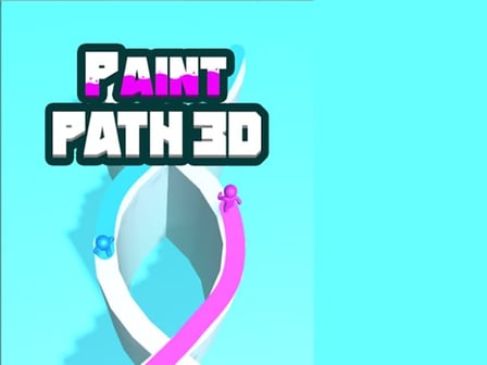 Paint Path 3D - Color the path game play free online on Playgama