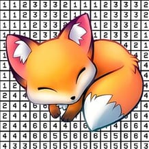 Coloring by Numbers. Pixel Art