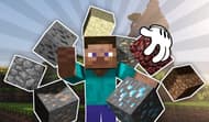 Players and blocks in the Mine!