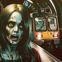 Zombie Hunt: Metro Simulator 3D
