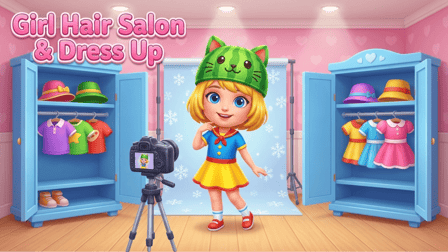 Girl Hair Salon & Dress Up