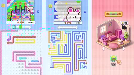 Remove Arrows: Yarn Weaving - Screenshot 1