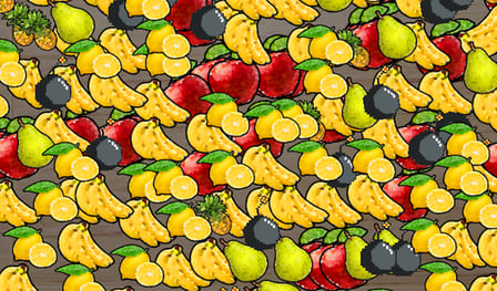 Fruit Frenzy: Don't Touch the Bomb!