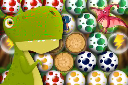 Egg Shooter Bubble Dinosaur
