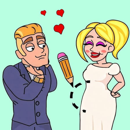 Draw or Delete LoveStory