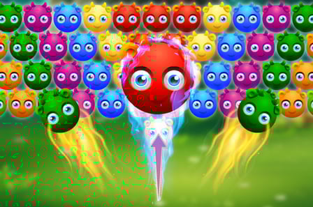 Cute Monster Bubble Shooter