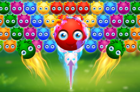 Cute Monster Bubble Shooter