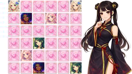 Memory Anime Girls - Screenshot 3