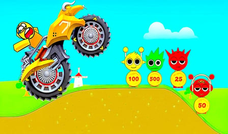 Robbie Speedy Racer. Take Jeep Monster for Sprunks