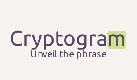 Cryptogram: unveil the phrase