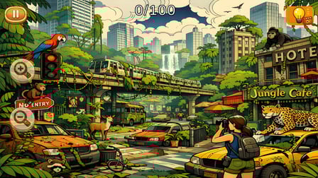 Where's the cat? Find 100 cats! - Screenshot 6