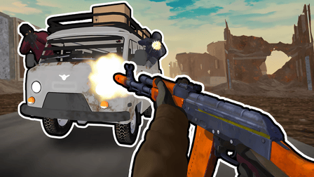 Road Chase: Shooter Realistic Guns