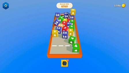 Merge Сubes 2048 3D - Screenshot 2