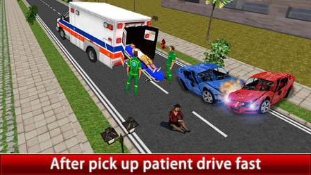 Ambulance Rescue Simulator : City Emergency Ambulance