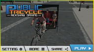City Public Cycle Rickshaw Driving Simulator