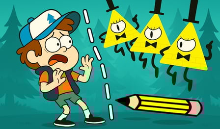 Zapisz Dipper z Bill Cipher!