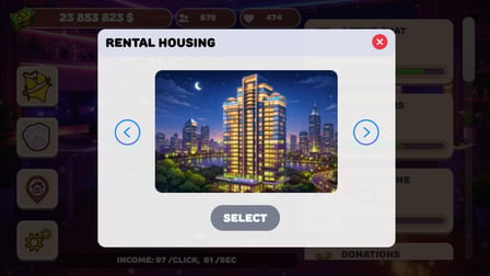 Only Taps! Streamer Clicker Simulator - Screenshot 3