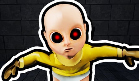 Yellow Scary Baby, Hide & Seek