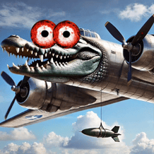 Horror de Cocodrilo Bombardero