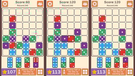 Domino Tiles | 3 Game Modes | Sequences - Screenshot 1