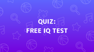 Free Iq Test Quiz