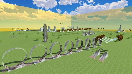 Car Jump Crash Simulator 3D - Screenshot 4