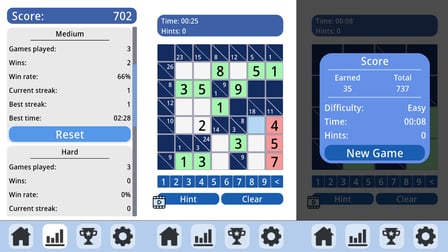Kakuro - The New Sudoku & Crossword - Screenshot 1