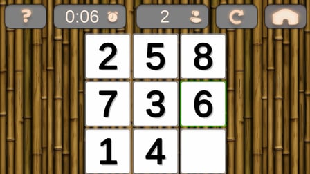 Fifteen puzzle: Shuffle - Screenshot 1