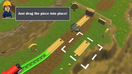 Wooden Railroad: Toy Train Builder - Screenshot 2
