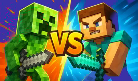 Mine battle arena