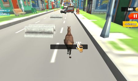 Animal Runner Safari Game - Screenshot 1