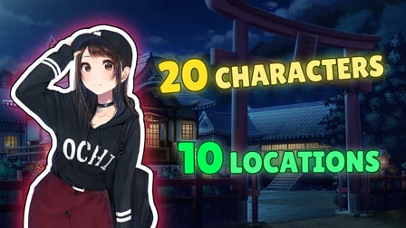 Anime Clicker: Summer Date - Screenshot 1