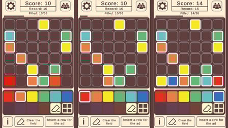 Different colors in a row: Colors in sequence - Screenshot 2