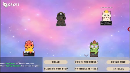 Meow Clicker Online: 3 in 1 - Screenshot 1