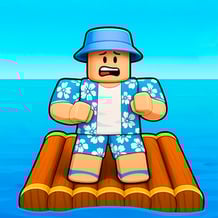 Obby: Magnate de la balsa. ¡Océano de Dinero!