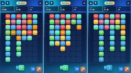 Block shooter 2048 - Screenshot 1