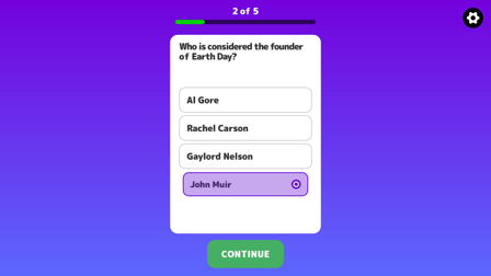 Google Earth Day Quiz - Screenshot 2