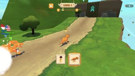 Dinosaur Shifting Run - Screenshot 1