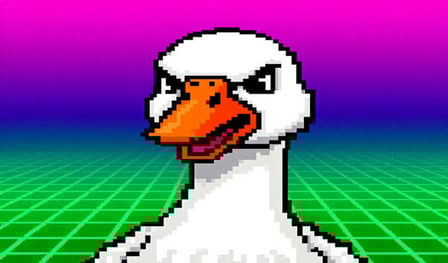 2048 with geese memes